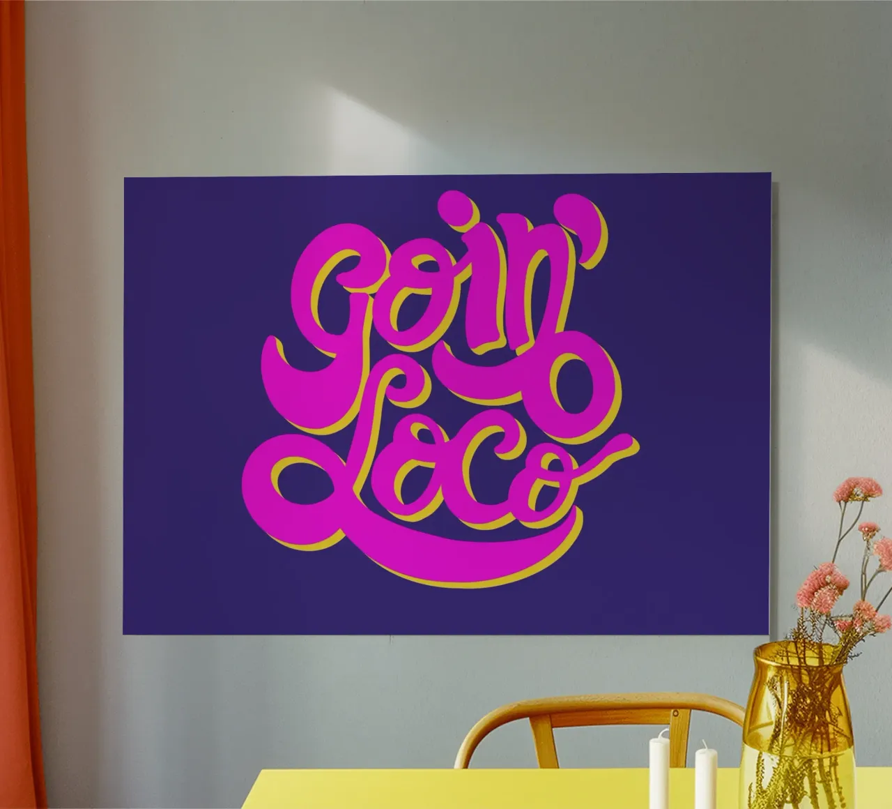 Goin` loco alluminio dibond da Art House