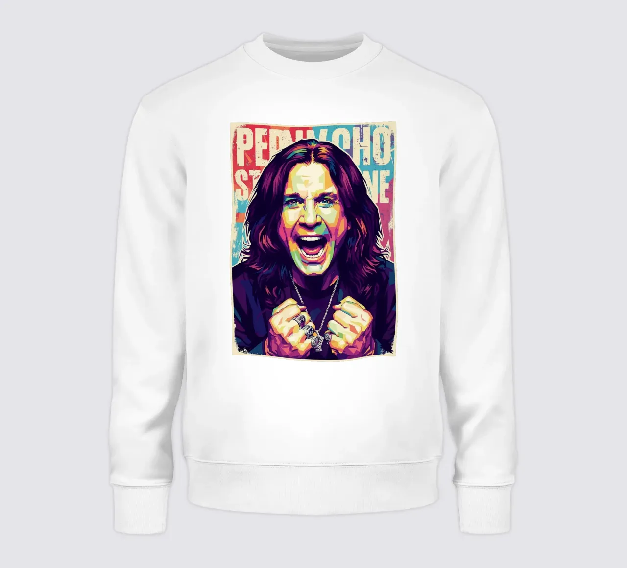 Arte tributo a Ozzy Osbourne felpa da Hantamrata