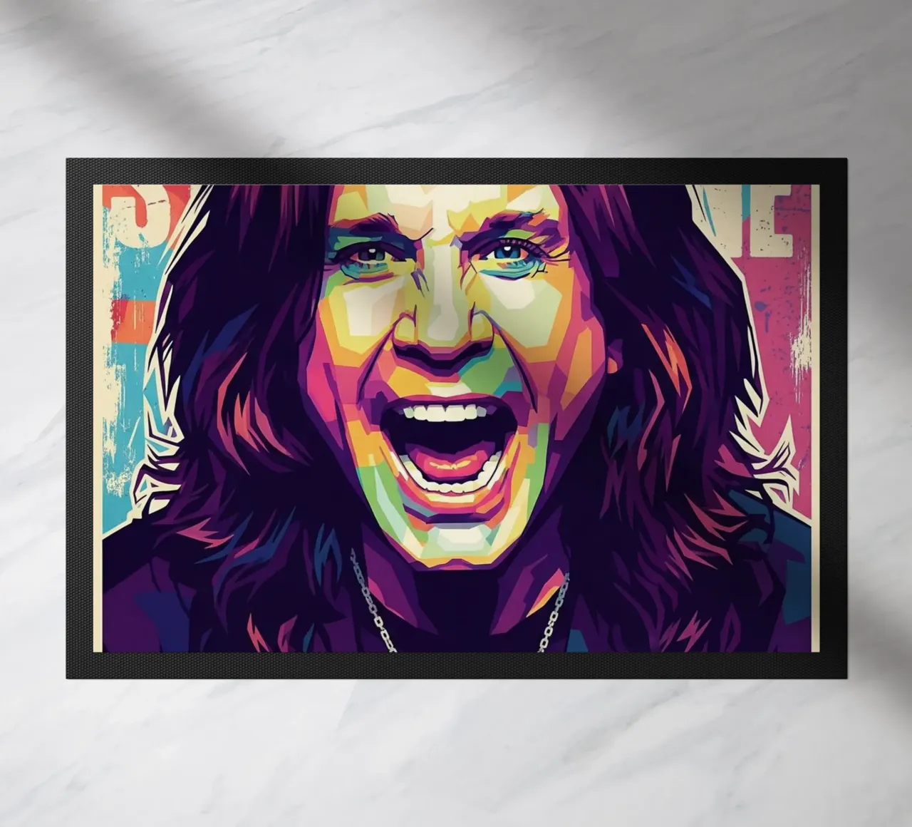 Arte tributo a Ozzy Osbourne zerbino da Hantamrata