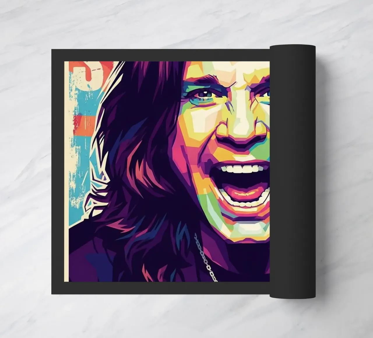 Arte tributo a Ozzy Osbourne zerbino da Hantamrata