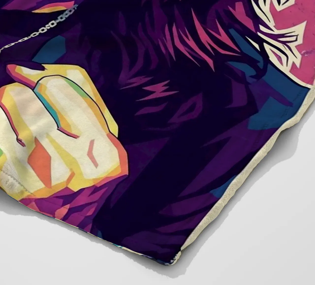 Arte tributo a Ozzy Osbourne coperta in pile da Hantamrata