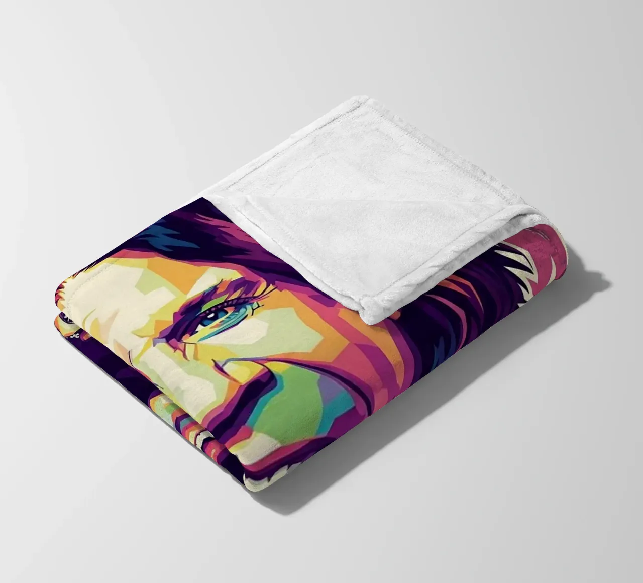 Arte tributo a Ozzy Osbourne coperta in pile da Hantamrata