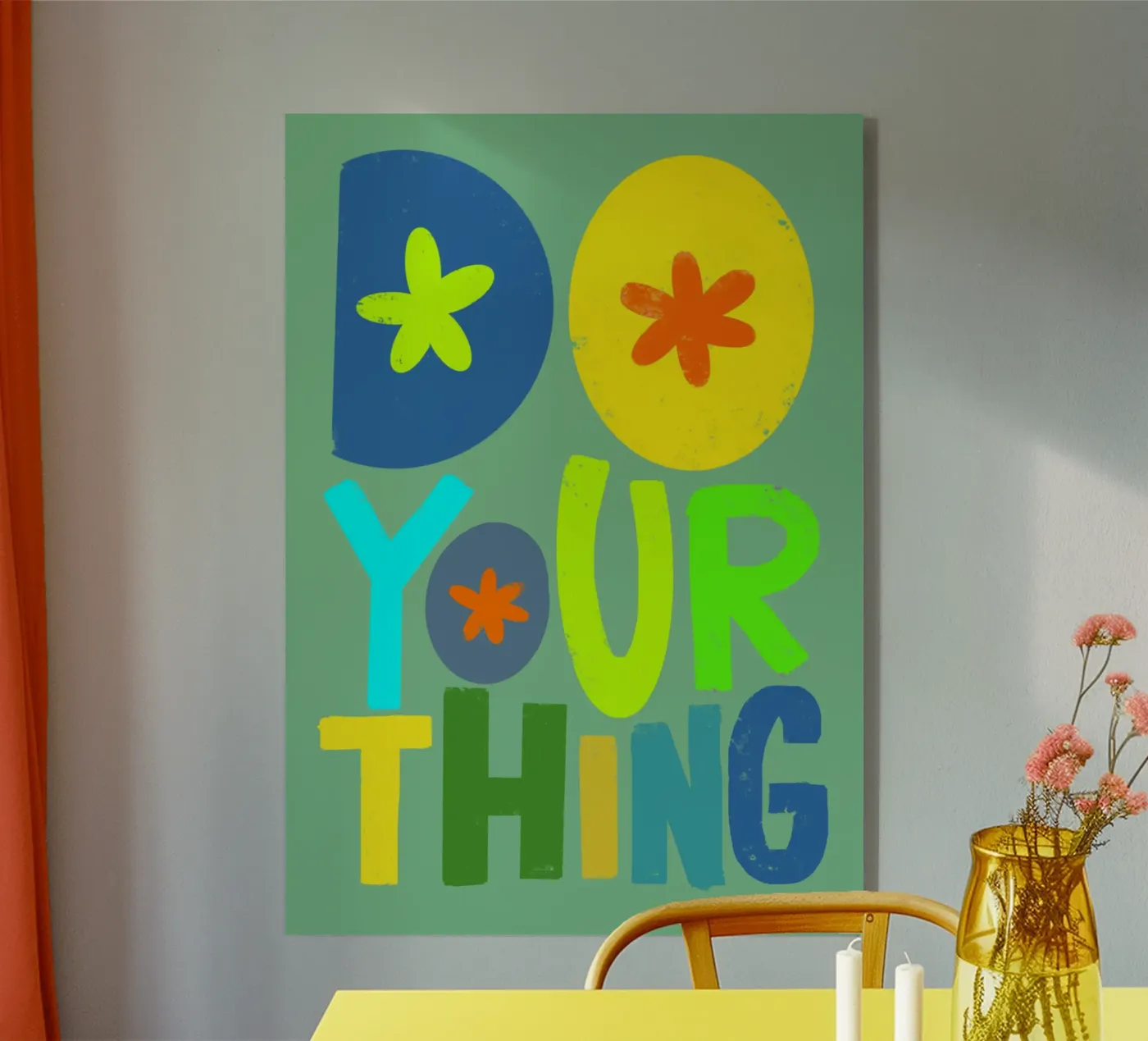 Do your thing Acryl-Glas von Art House