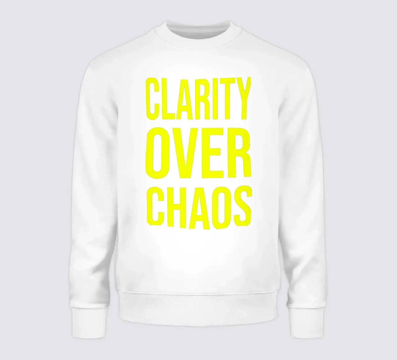 OVER series - bold letters, brave values (5 colors) felpa da FRICKE DESIGN