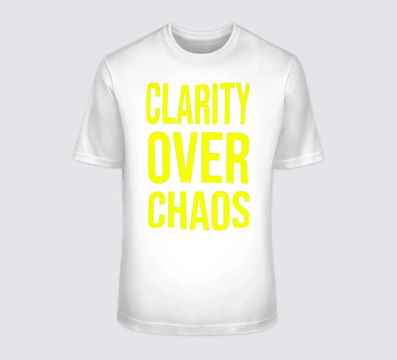 OVER series - bold letters, brave values (5 colors) t-shirt da FRICKE DESIGN