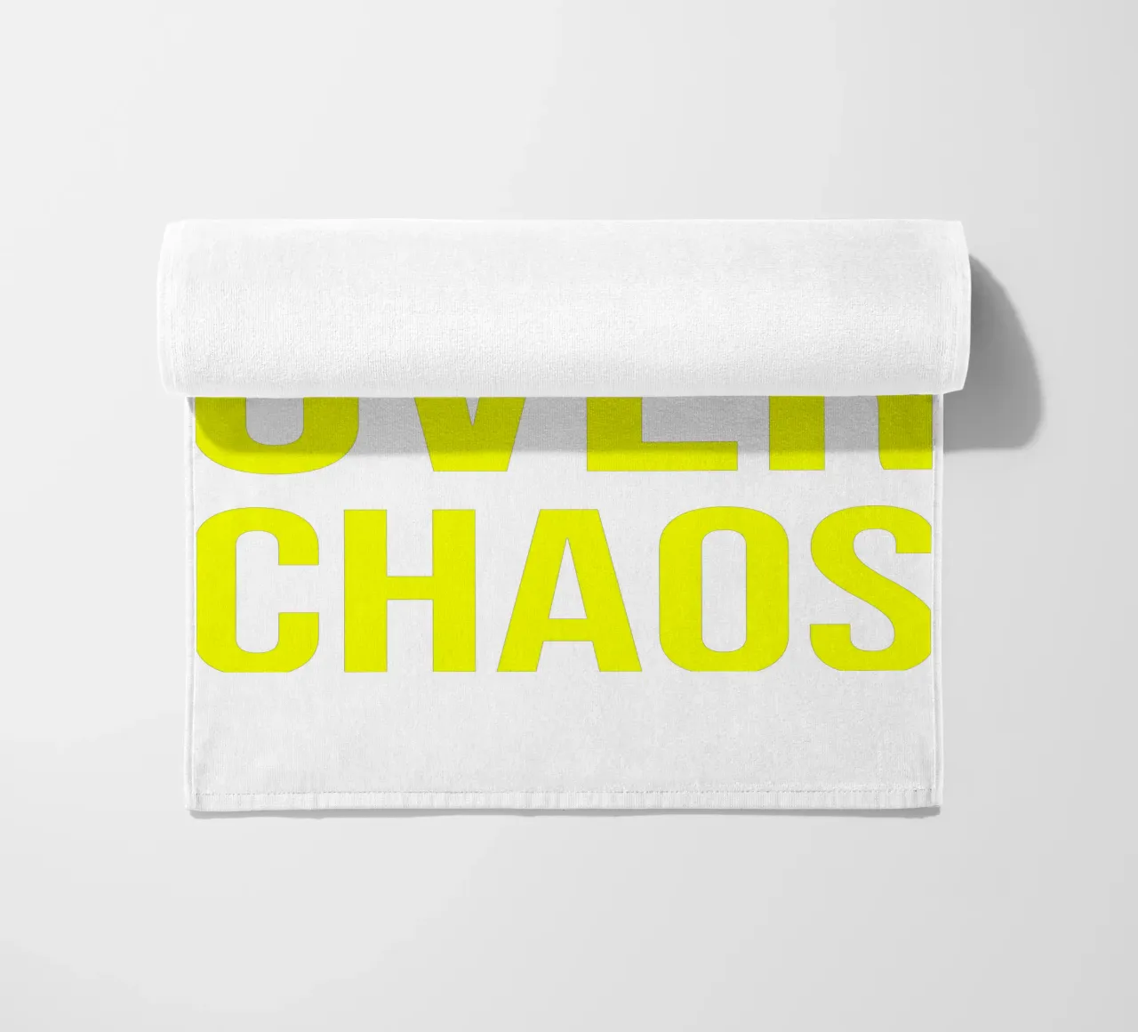 OVER series - bold letters, brave values (5 colors) telo mare da FRICKE DESIGN