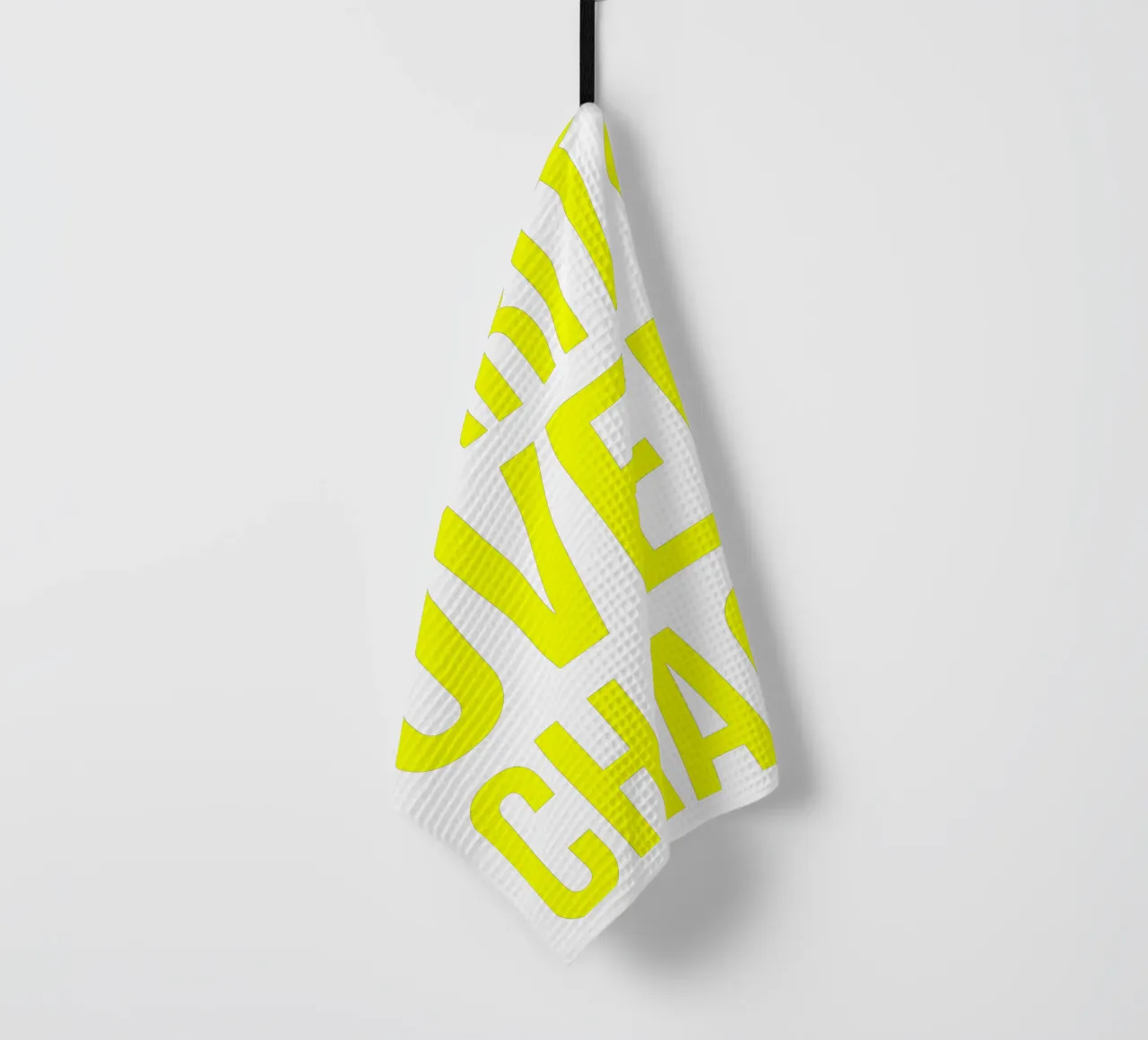 OVER series - bold letters, brave values (5 colors) canovaccio da cucina da FRICKE DESIGN