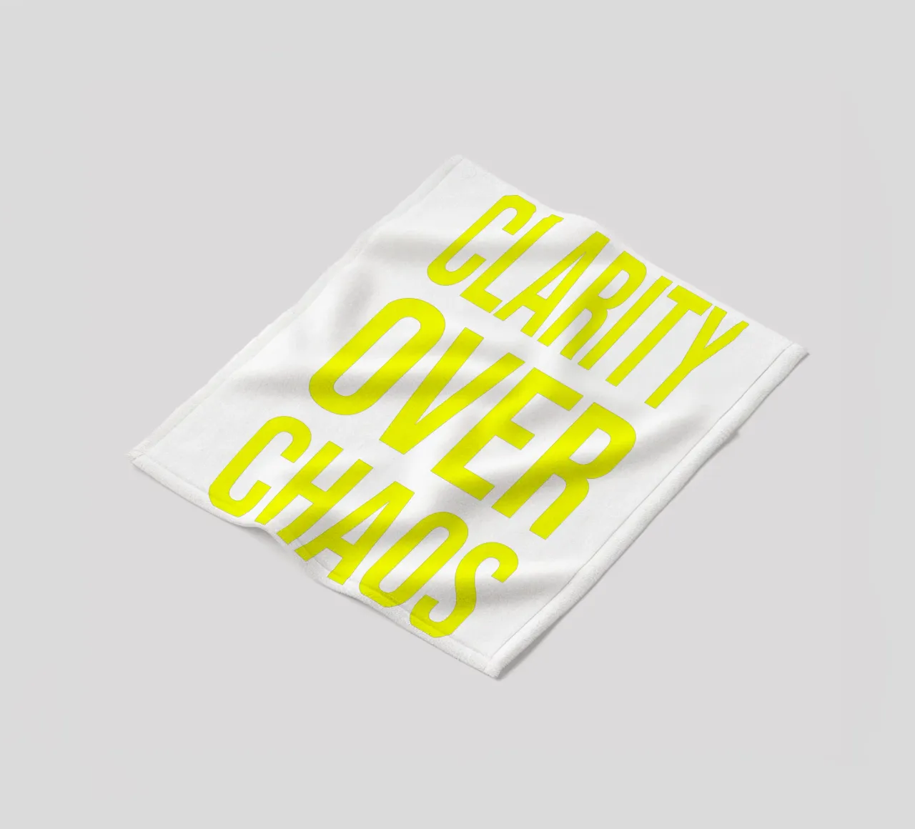 OVER series - bold letters, brave values (5 colors) coperta in pile da FRICKE DESIGN
