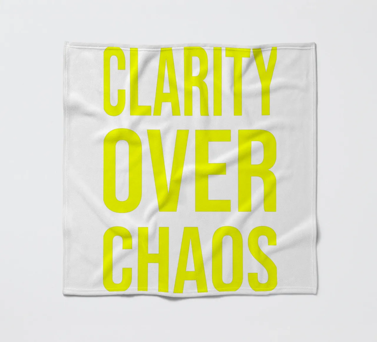 OVER series - bold letters, brave values (5 colors) coperta in pile da FRICKE DESIGN