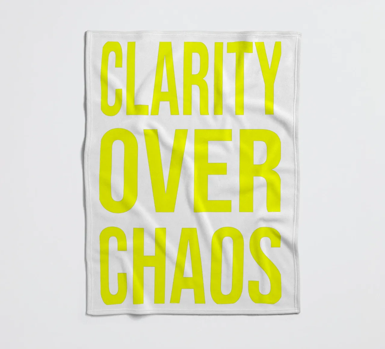 OVER series - bold letters, brave values (5 colors) coperta in pile da FRICKE DESIGN