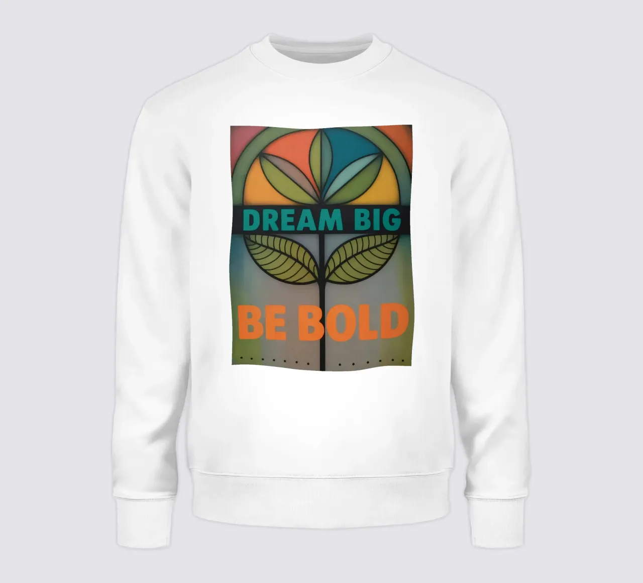 DREAM BIG,  BE BOLD,  Design im Retro Style felpa da 20 Farben