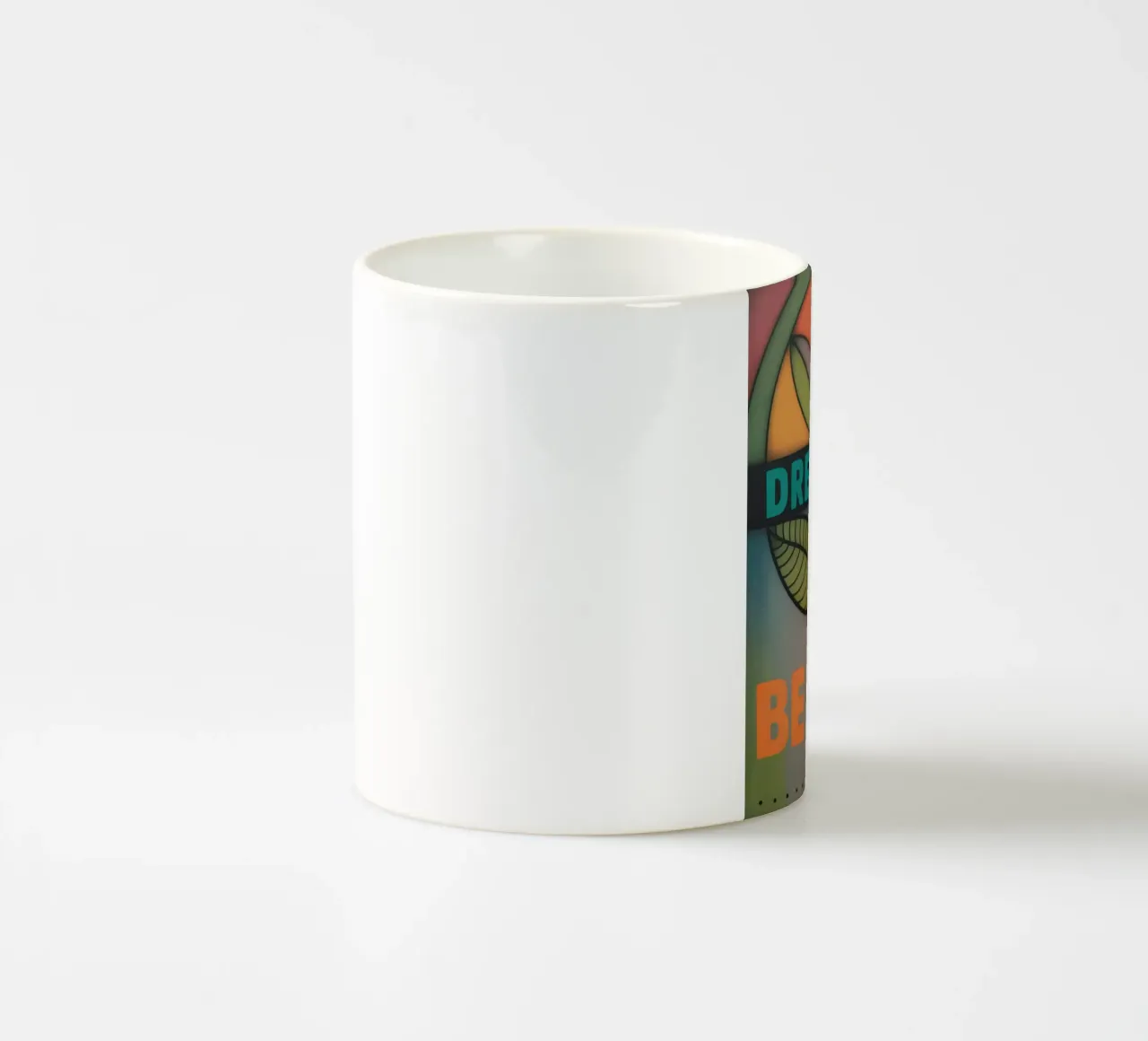 DREAM BIG,  BE BOLD,  Design im Retro Style tazza in ceramica da 20 Farben
