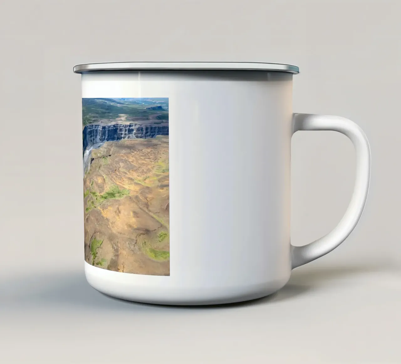 Canyon tazza in smalto da somewhere.soul.escape