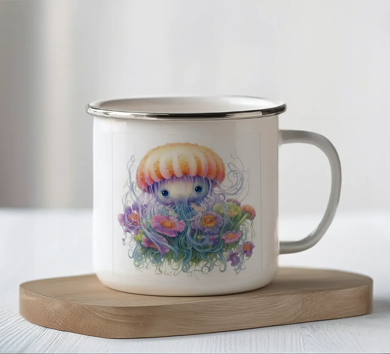 Meduse baby tazza in smalto da Happy Littles