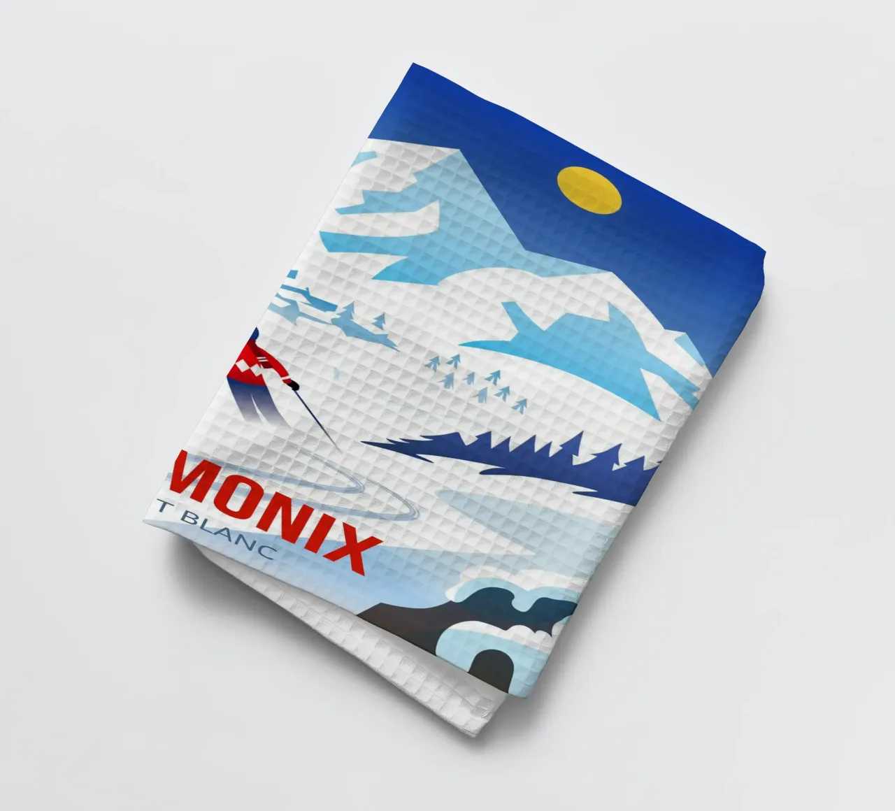 Chamonix Mont Blanc canovaccio da cucina da C.WILL