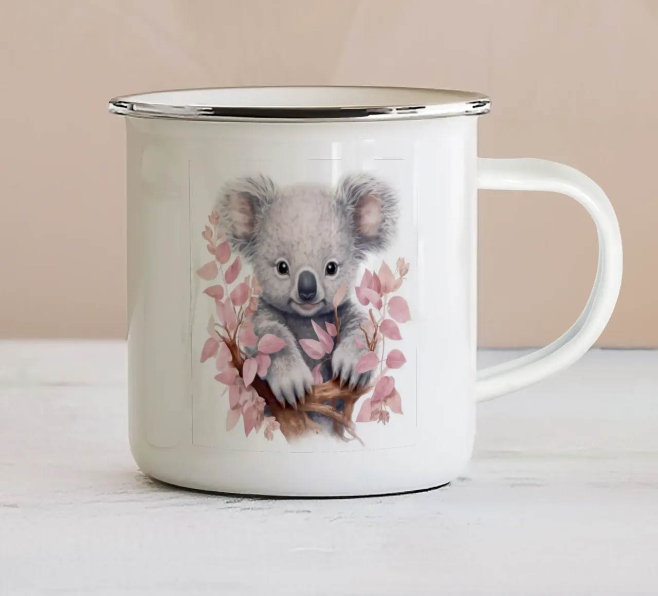 Baby Koala tazza in smalto da Happy Littles