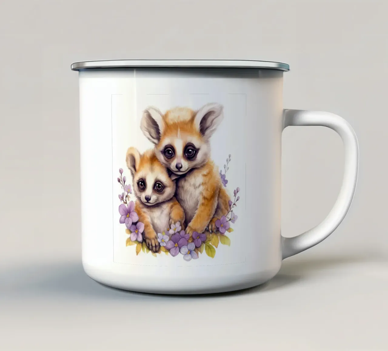 Piccoli lemuri tazza in smalto da Happy Littles