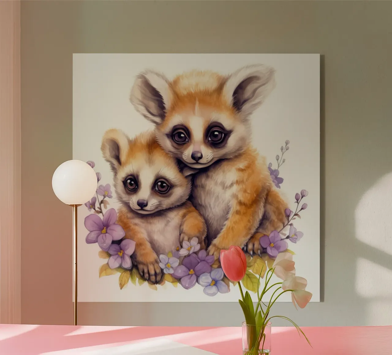 Baby Lemurs plexiglass da Happy Littles