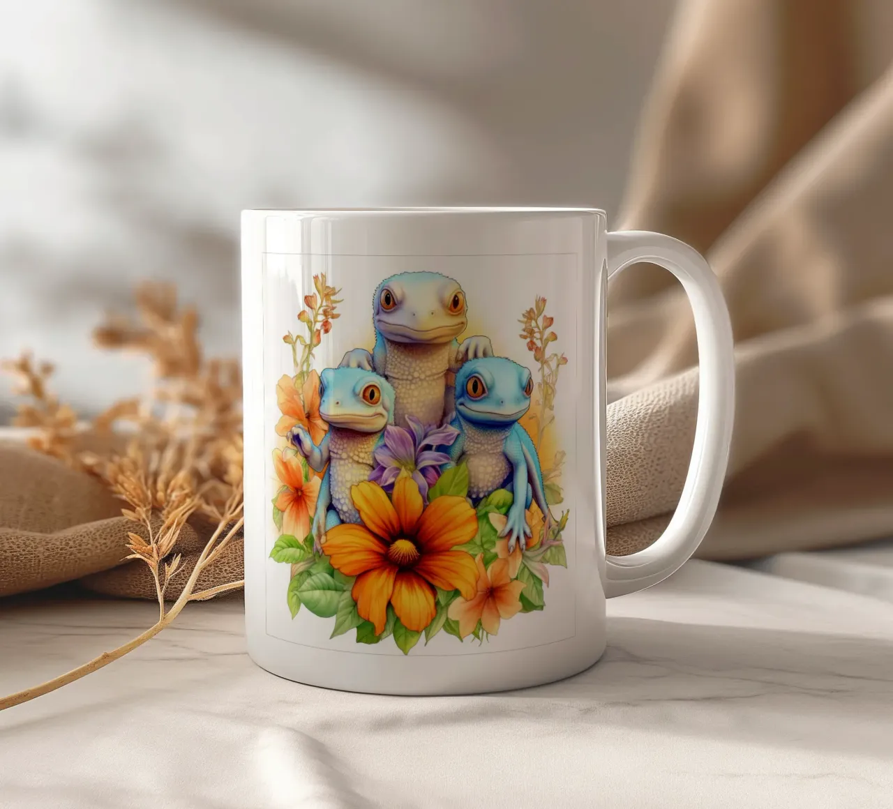 Piccole lucertole tazza in ceramica da Happy Littles