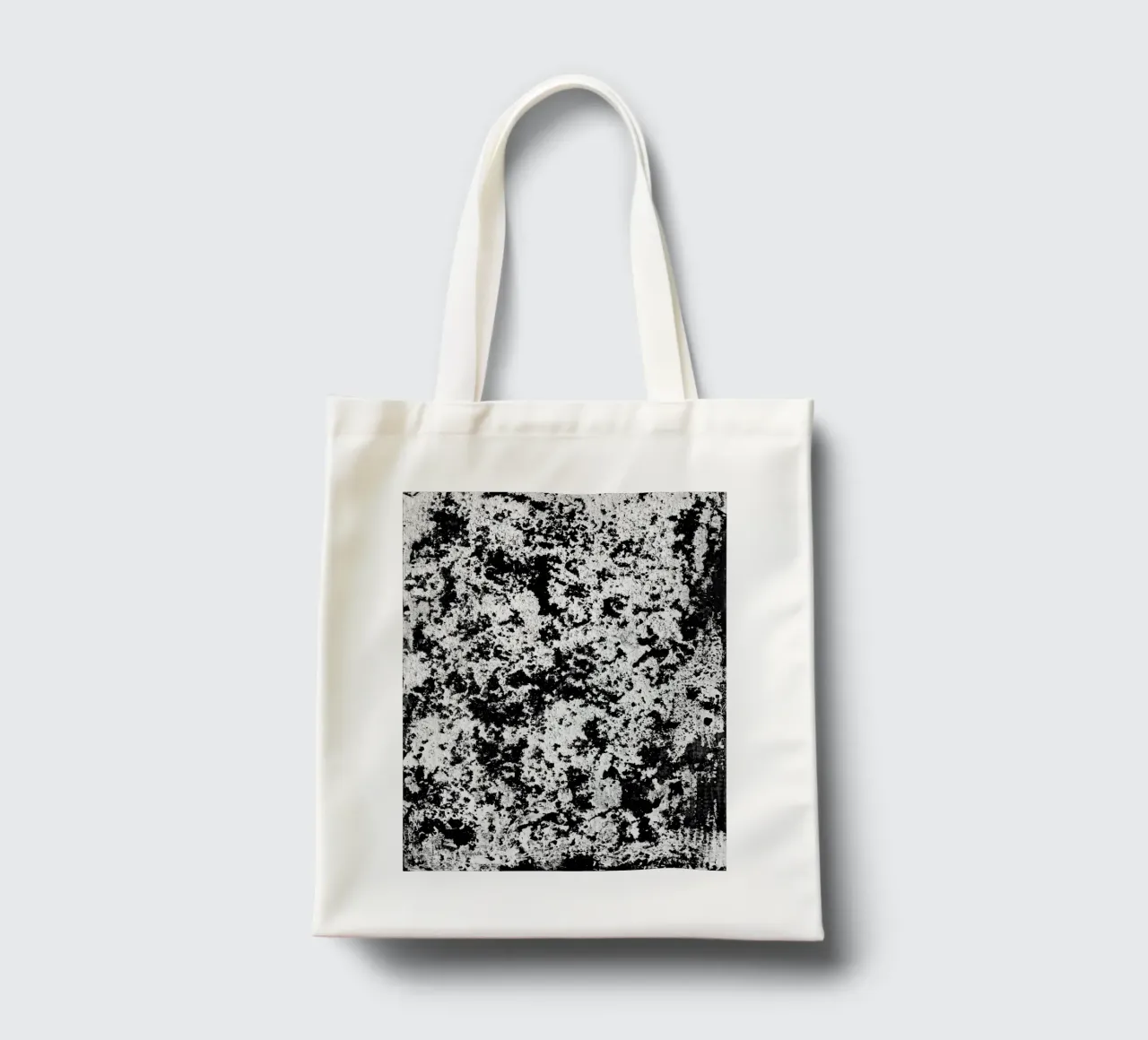 Abstract Artwork Greyscale #5 borsa in juta da kathrinmay