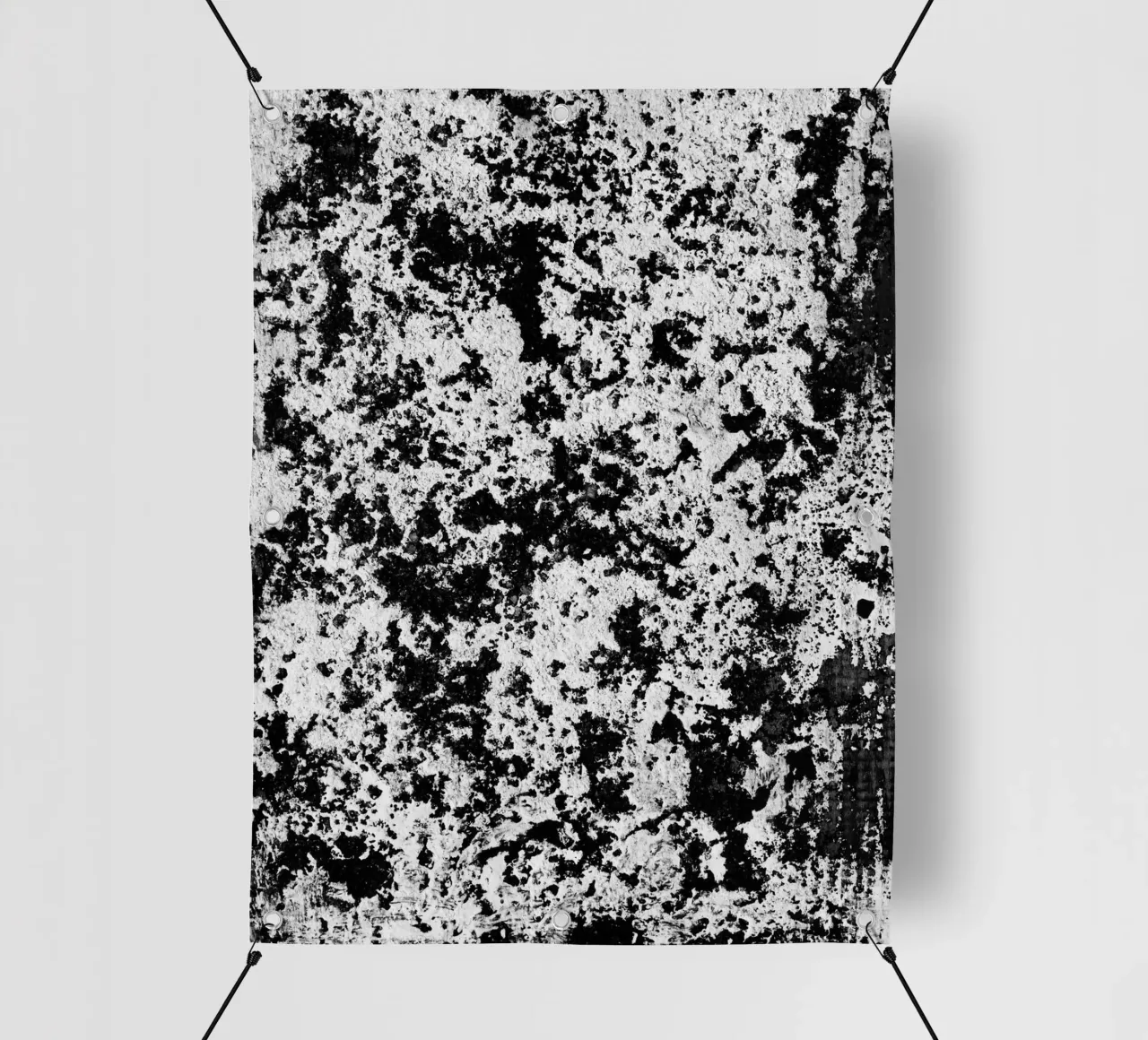 Abstract Artwork Greyscale #5 telo in pvc da kathrinmay