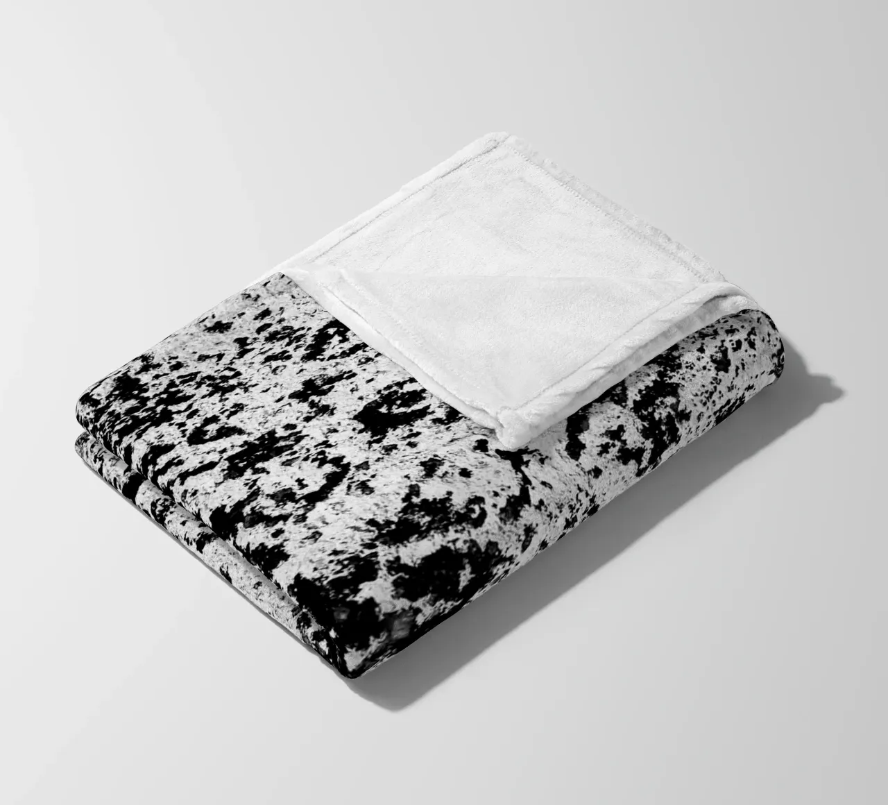 Abstract Artwork Greyscale #5 coperta in pile da kathrinmay