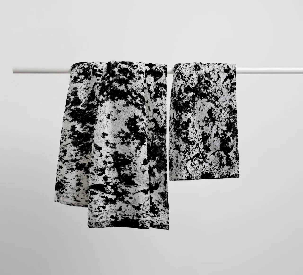 Abstract Artwork Greyscale #5 asciugamano da bagno da kathrinmay