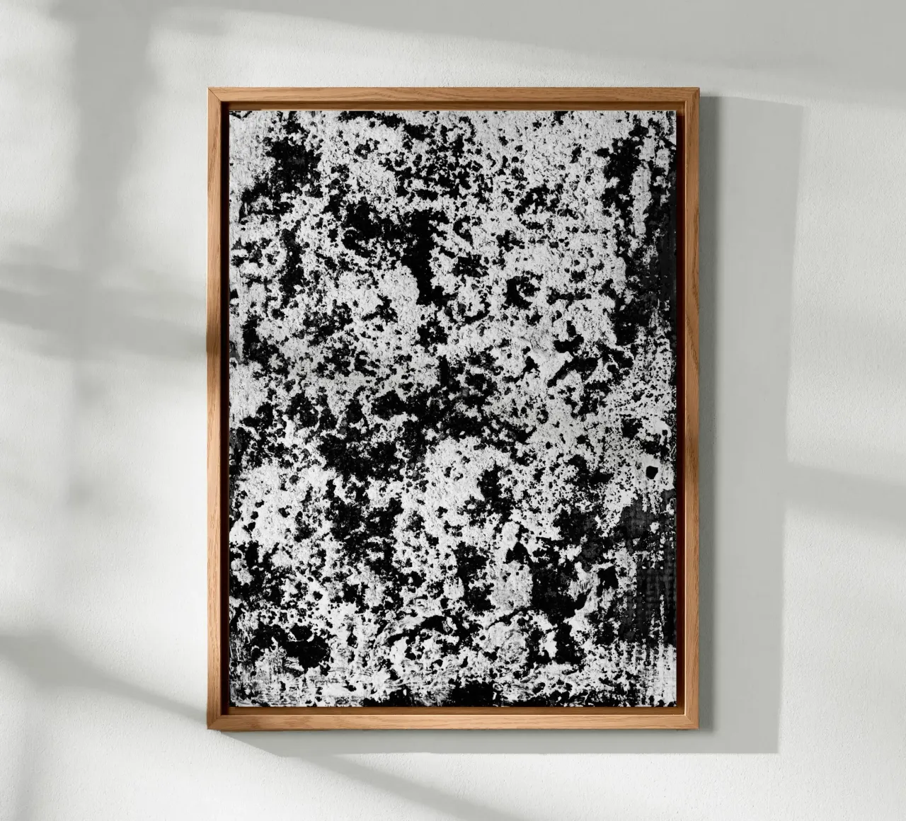 Abstract Artwork Greyscale #5 alluminio dibond da kathrinmay