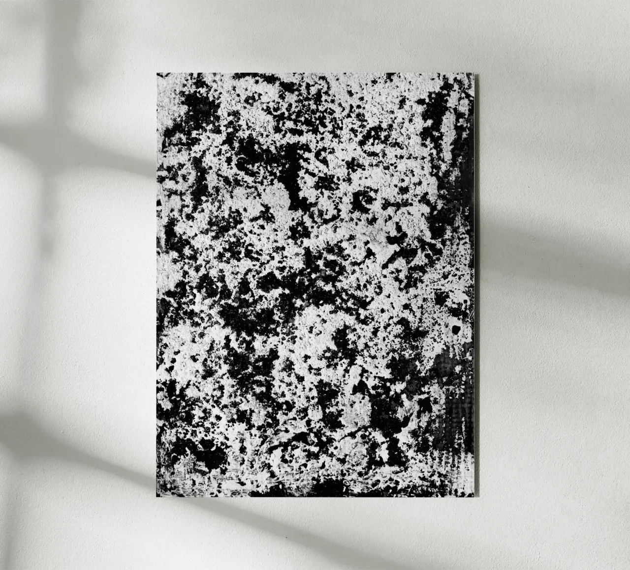 Abstract Artwork Greyscale #5 alluminio dibond da kathrinmay