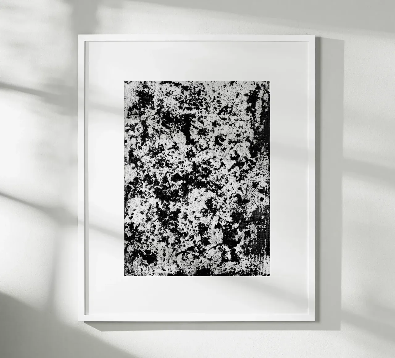 Abstract Artwork Greyscale #5 carta hahnemühle da kathrinmay