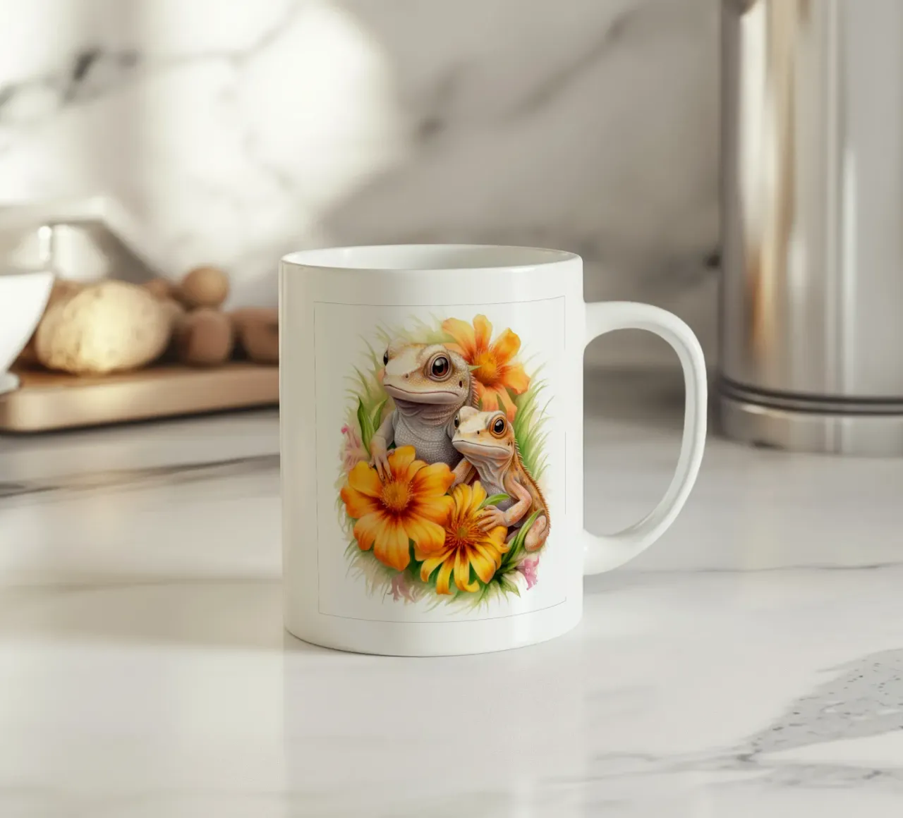Piccole lucertole tazza in ceramica da Happy Littles
