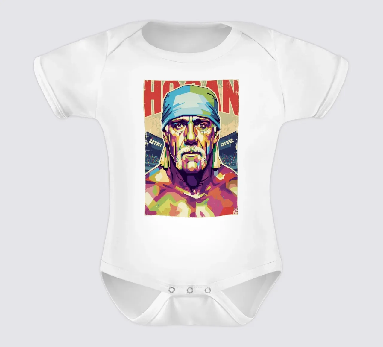 Hulk Hogan in memoria body neonato maniche corte da Hantamrata