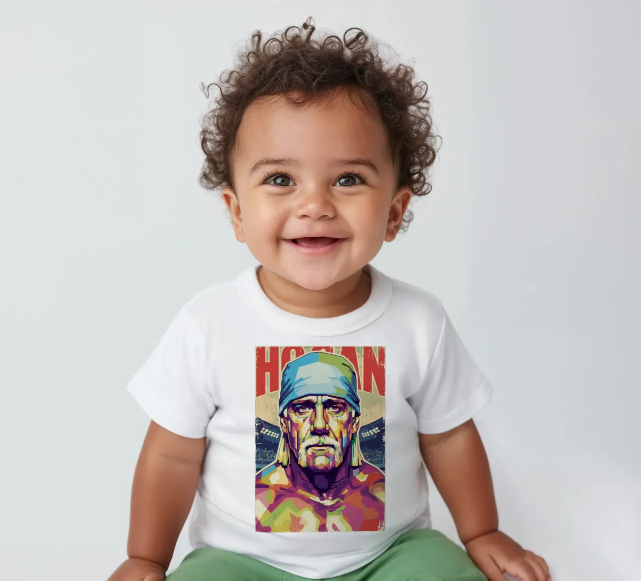 Hulk Hogan in memoria maglietta neonato da Hantamrata