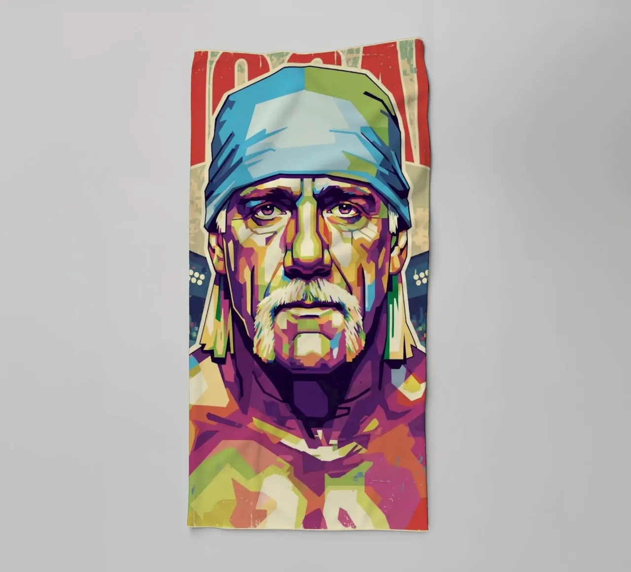 Hulk Hogan in memoria asciugamano da bagno da Hantamrata