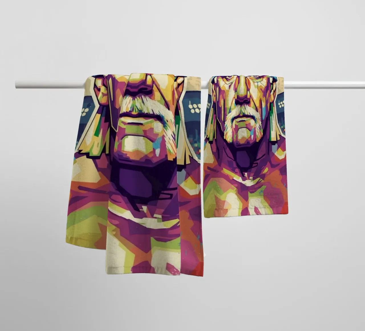 Hulk Hogan in memoria asciugamano da bagno da Hantamrata