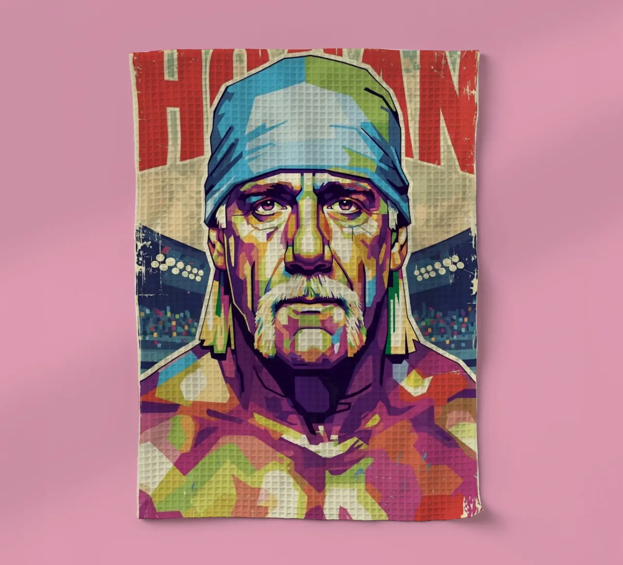 Hulk Hogan in memoria canovaccio da cucina da Hantamrata