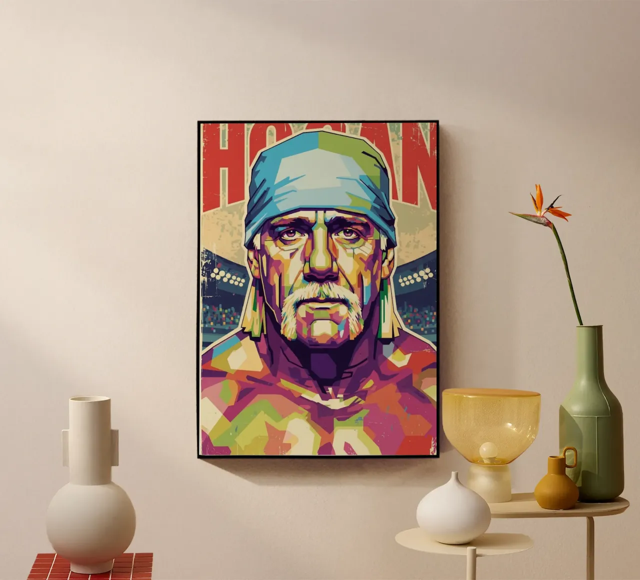 Hulk Hogan in memoria plexiglass da Hantamrata