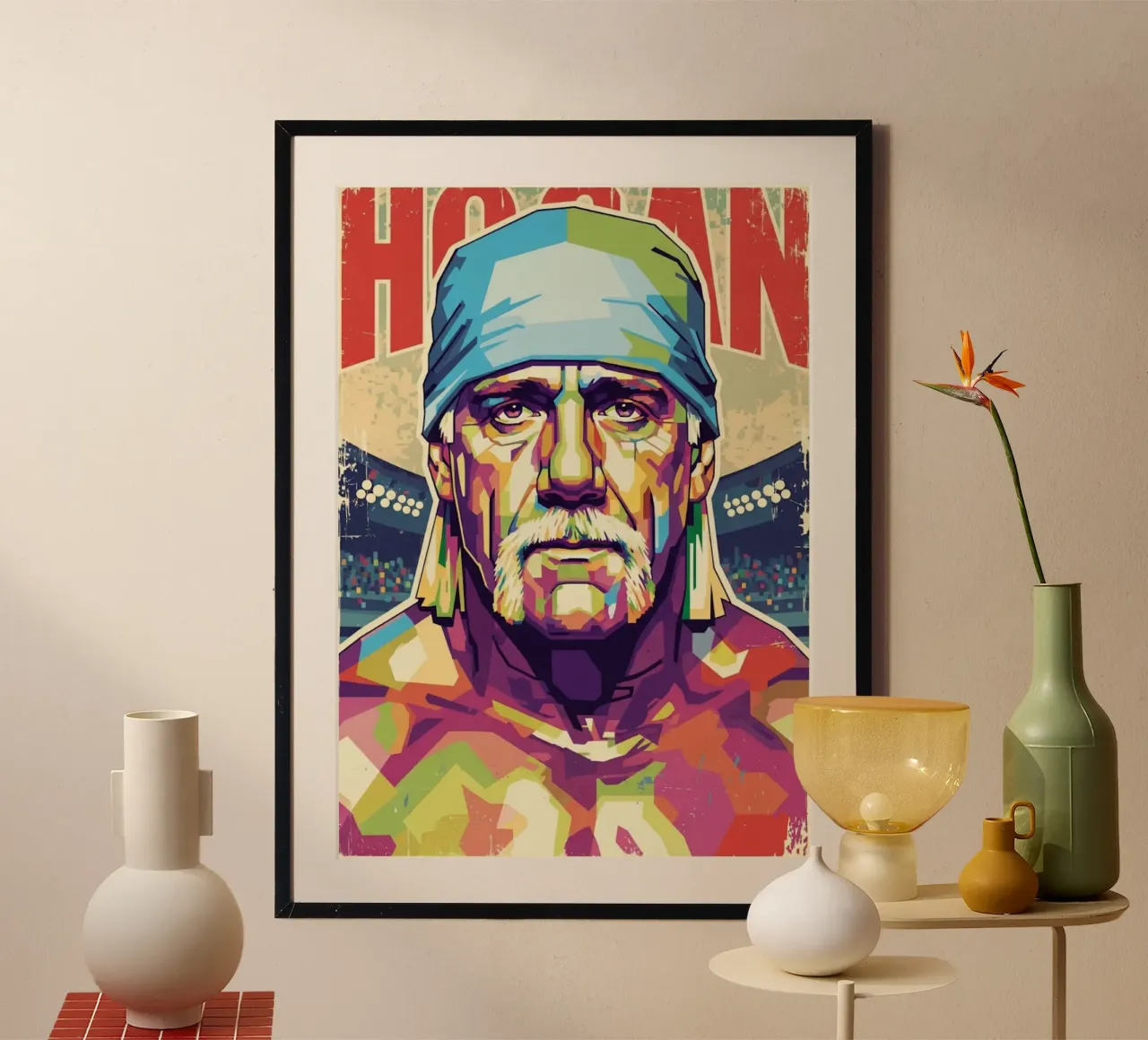 Hulk Hogan in memoria carta hahnemühle da Hantamrata
