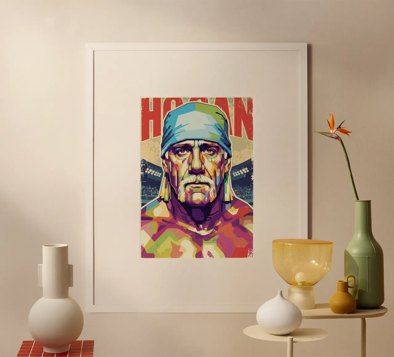 Hulk Hogan in memoria carta hahnemühle da Hantamrata