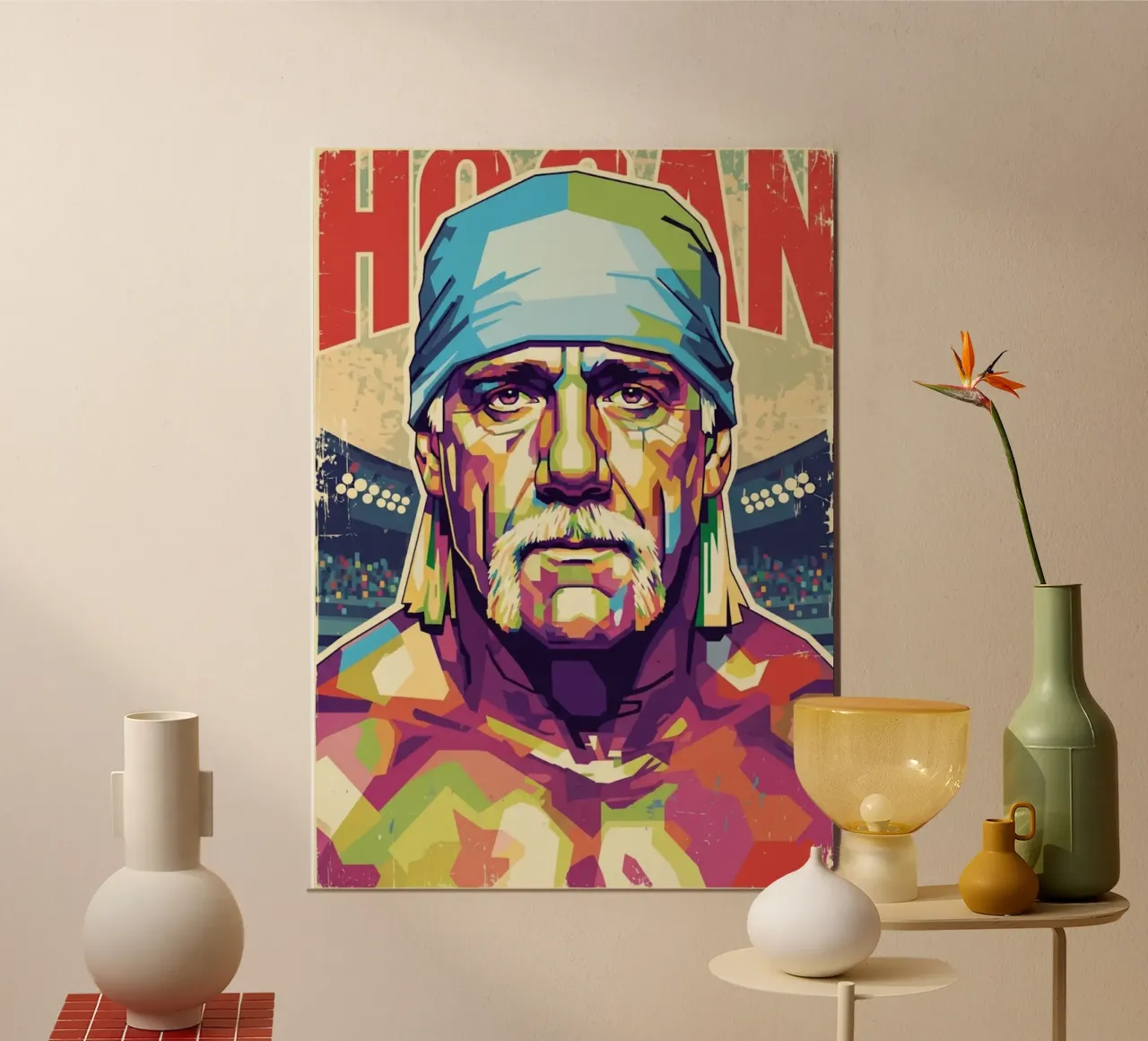Hulk Hogan in memoria carta hahnemühle da Hantamrata