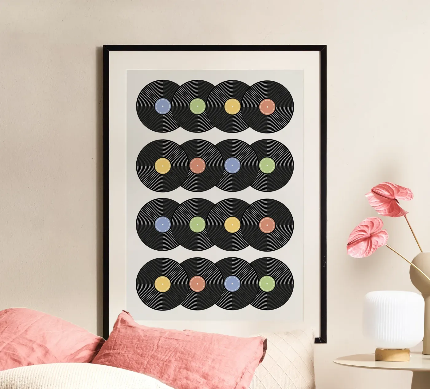 Vinyl Pattern #1 poster by kathrinmay