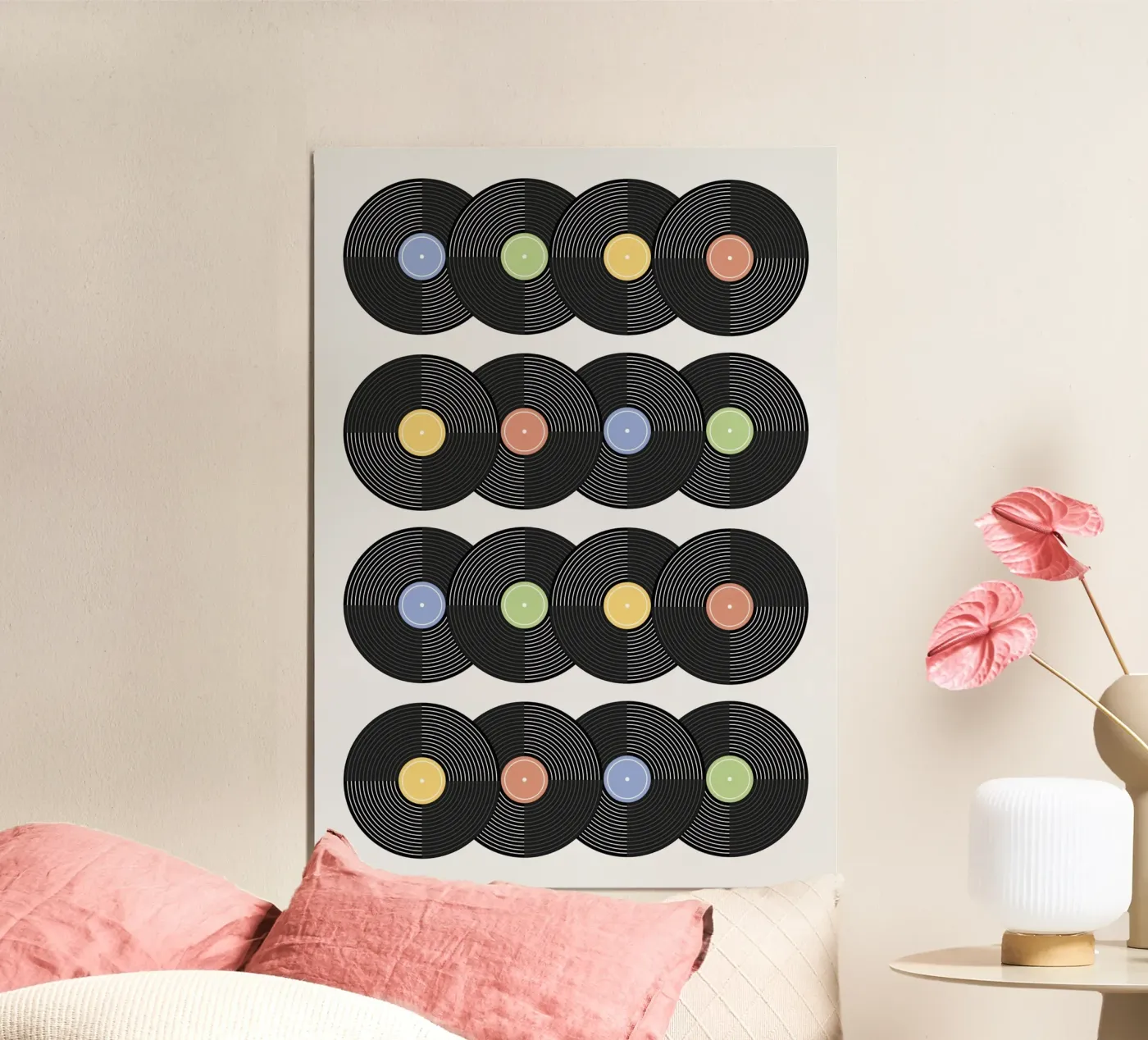 Vinyl Pattern #1 poster by kathrinmay