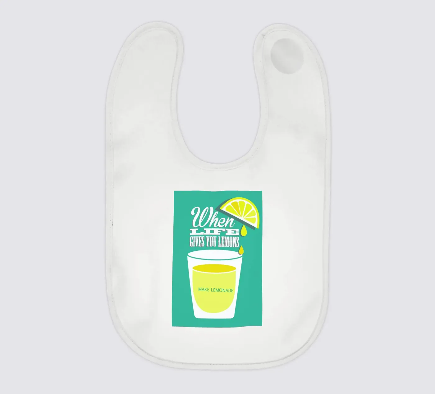 Lemons baby bib by Trabolt Design