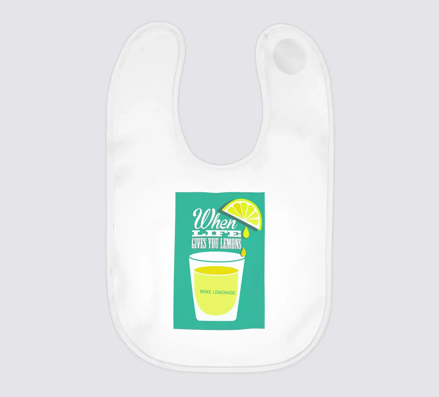 Lemons baby bib by Trabolt Design