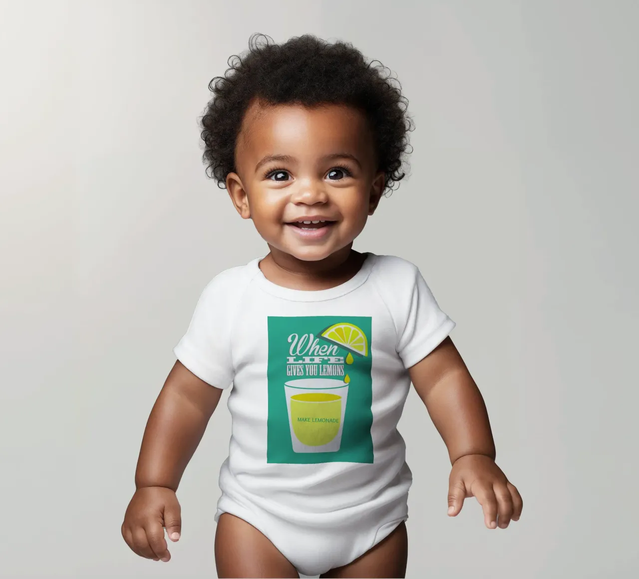 Lemons body neonato maniche corte da Trabolt Design
