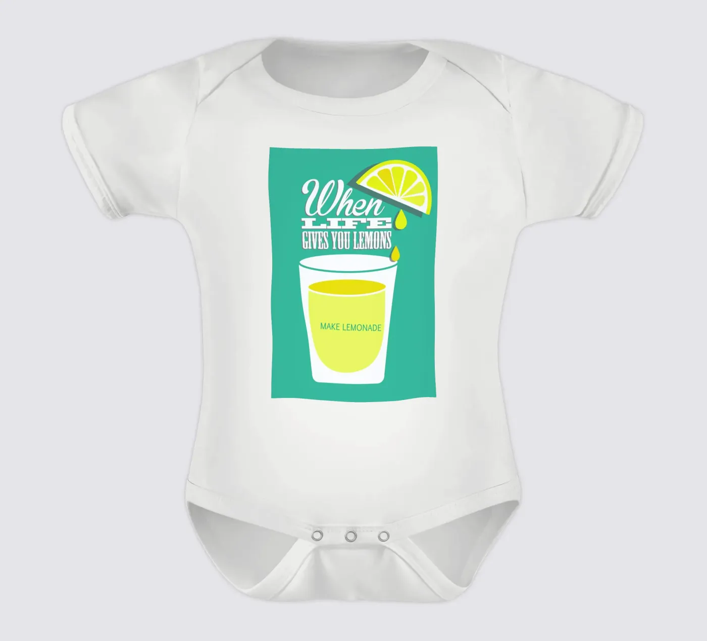 Lemons body neonato maniche corte da Trabolt Design