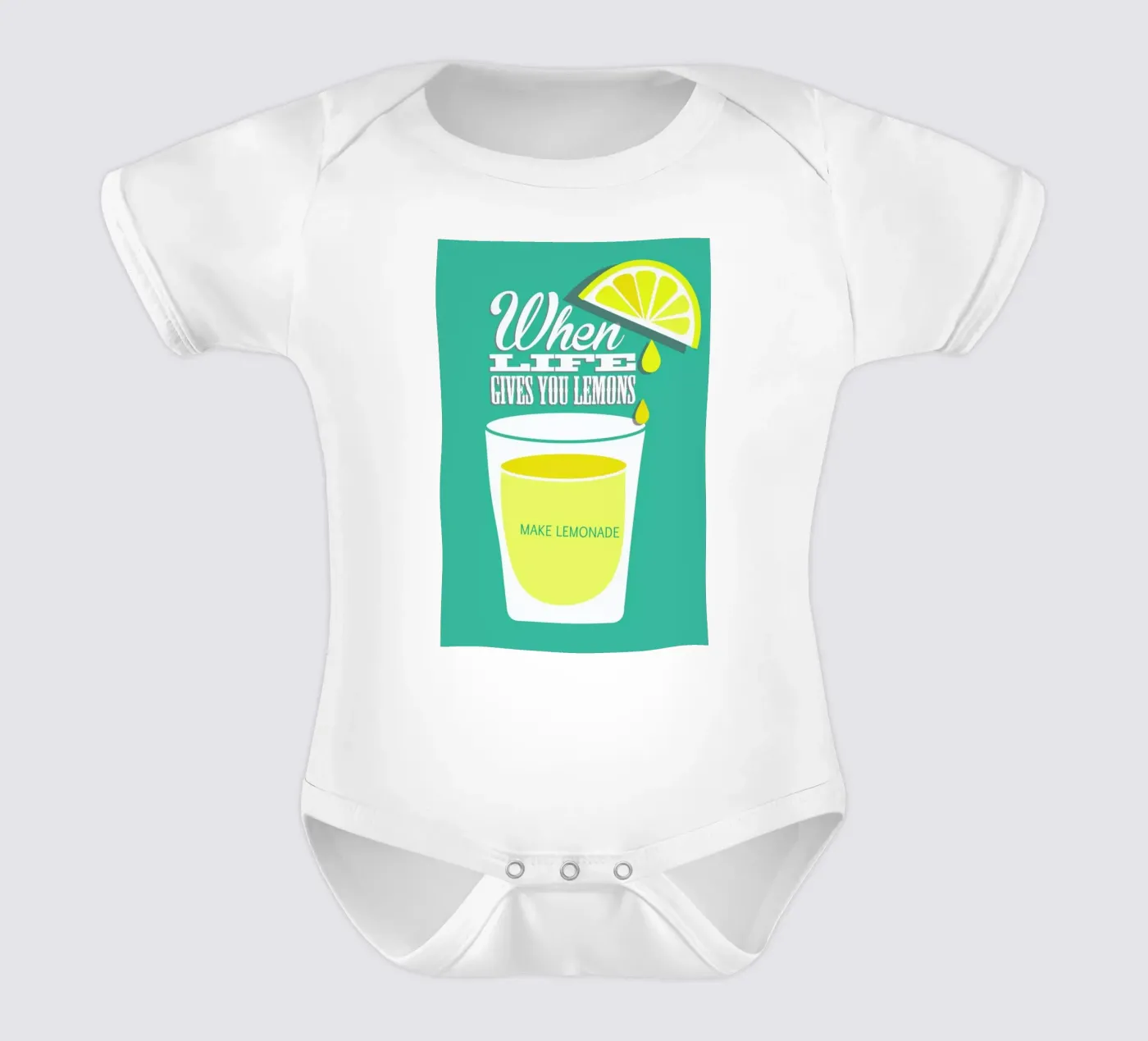 Lemons body neonato maniche corte da Trabolt Design