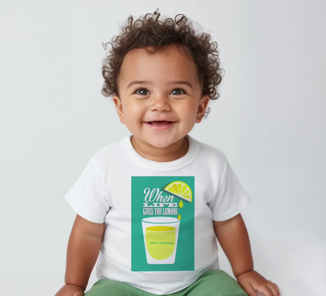 Lemons baby t-shirt by Trabolt Design