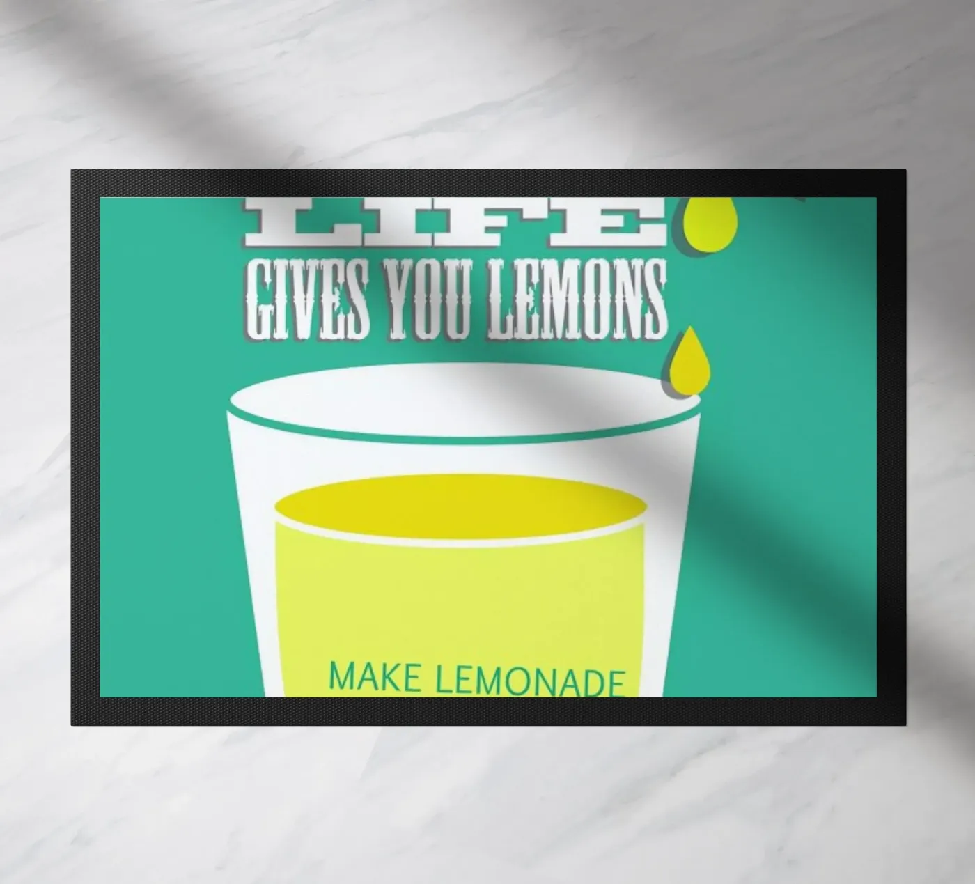 Lemons doormat by Trabolt Design