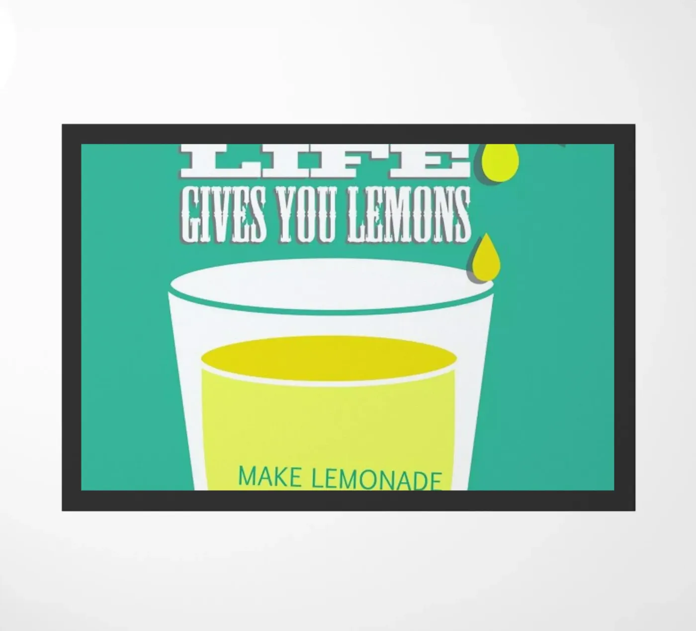 Lemons doormat by Trabolt Design